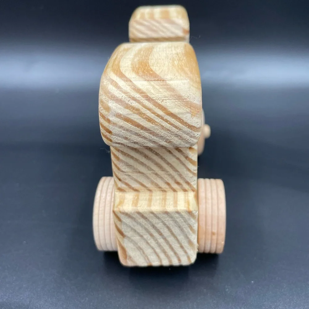 Wooden handcrafted 6” x 4” Train